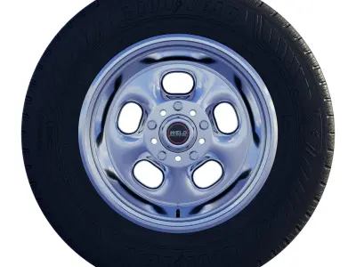 WELD Racing car wheels 3D model