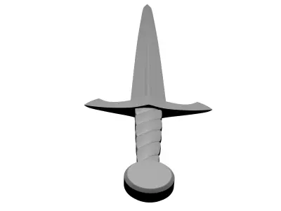 Soldiers sword  3D print model