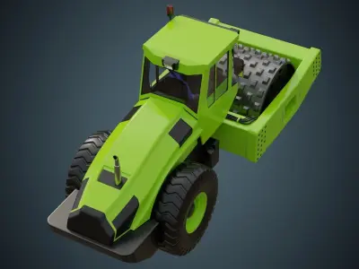 Compactor 2 Untextured 3D model