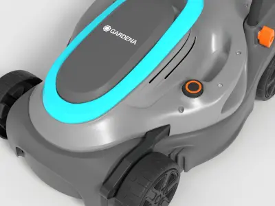 GARDENA LAWN MOWER 3D model