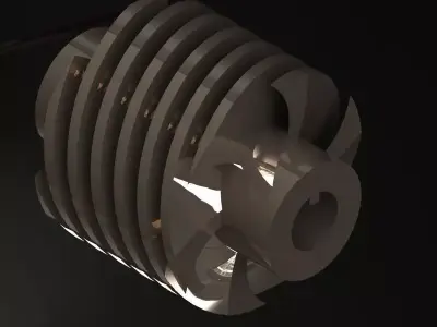 Turbine blade Free 3D model