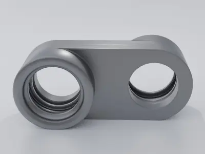 Hard Surface Industrial Machine Tool  Free low-poly 3D model