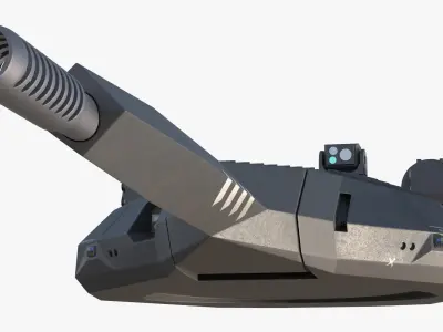  Modern Combat Gun Turret Dark Gray 