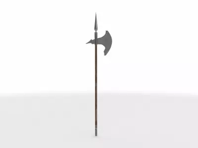 halberd  3D model