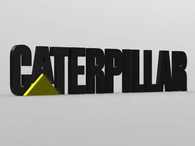 CAT logo 3D model