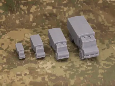 Mercedes-Benz Unimog  3D print model