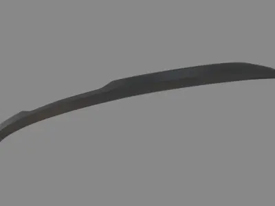 Car Spoiler 010 Low-poly 3D model