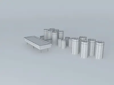 Lubrizol Tanks South Free 3D model purchase