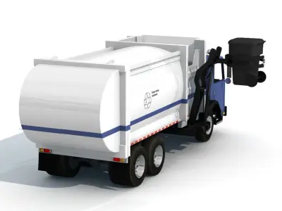 Garbage Truck 3D model