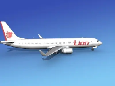 Boeing 737-900ER Lion 2 3D model