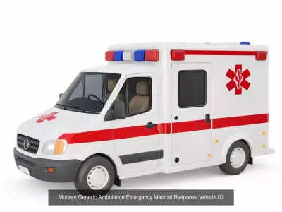 Ambulance Pack 16 Vehicles Emergency Medical Set