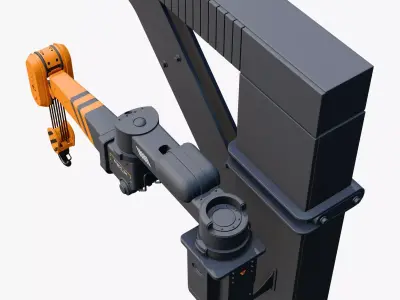 Industrial Robotic Jib Crane M1 3D model
