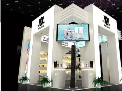 Exhibition - Area - 6X6-3DMAX2009-58 3D model