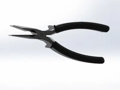 Alicate de Bico Nose Plier 3D model