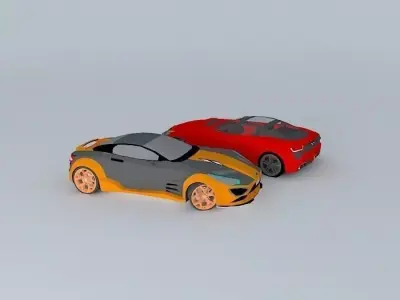 Racing car  Free 3D model