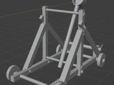 The stone thrower Free 3D print model