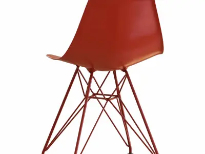 EAMES Dining Table And Chairs 3D model
