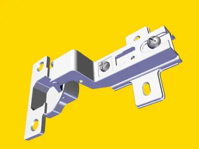 Cabinet hinge 3D model