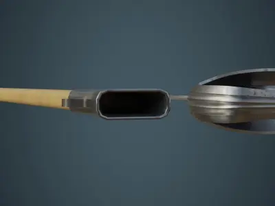 Saber 2A Low-poly 3D model