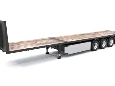 Industrial Trailer 3D model