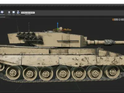 Military Tank 3D model purchase