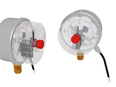 electron Pressure Gauge 3D model