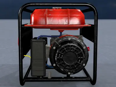 GENERATOR for sims Low-poly 3D model