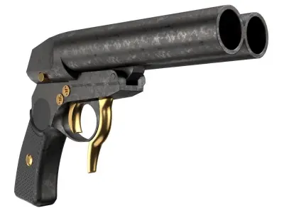 Gun Pistol 3D model