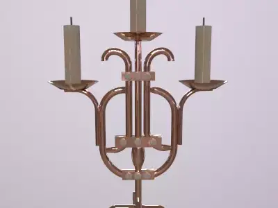 Candelabra Low-poly 3D model buy