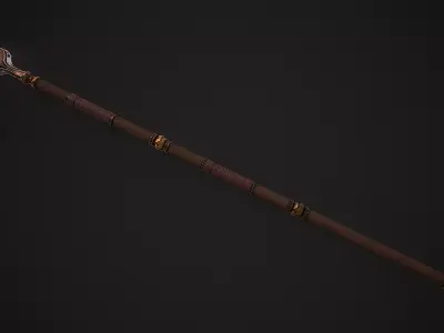 Certus Hastae - Inquisitor Spear Low-poly 3D model