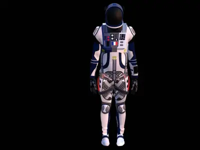 Astronaut Spacesuit  France 3D model