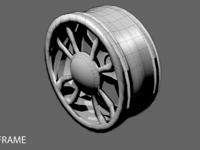 Wheel Rim 1 3D model
