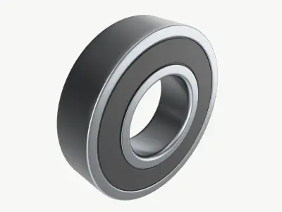 Ball bearing metal 02 3D model