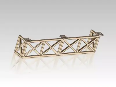 Balcony barrier Free 3D model