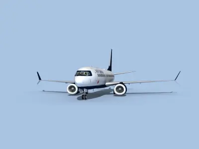 Boeing 737-800 Max Air Canada 3D model