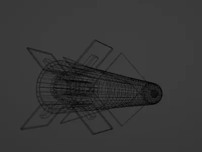 AGM 65D marverick missile 3D model