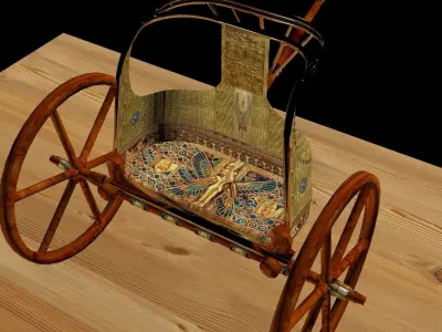 King Tut Chariot  3D model from CGTrader