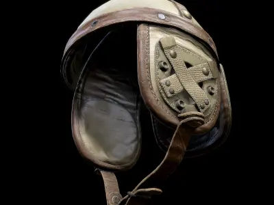 Military Helmet Low-poly 3D model purchase