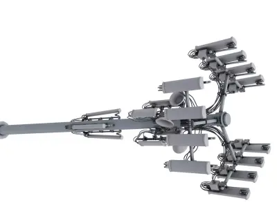 Cell Phone Tower 3D model buy