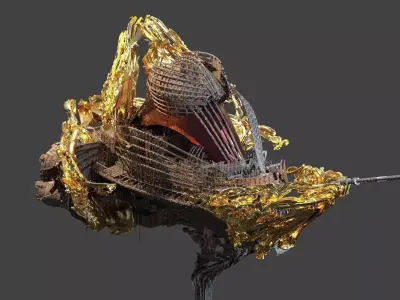 Sword Ocean Grand Airship Dragon ship 2  3D model