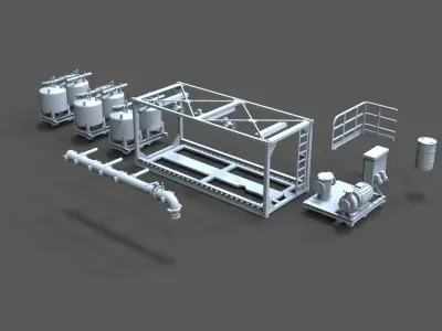 Filter system A 3D print model