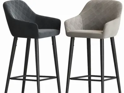 Antiba Bar Stool Onix Mebel 3D model
