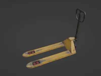HAND PALLET TRUCK JACK PUMP JIGGER FORKLIFT Low-poly 3D model