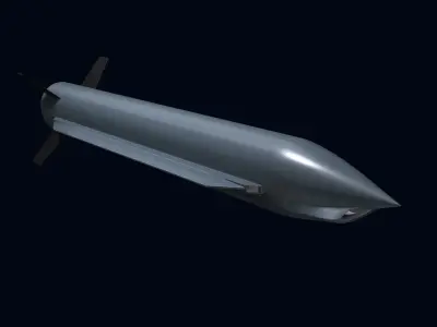 Tyrfing 3SM Missile 3D model