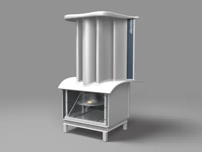 Aeromine wind turbine 3D model