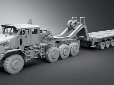 HET M1070 Scale model 3D print model
