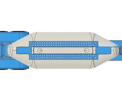 Cement Silo Bulker Scale Model  3D print model