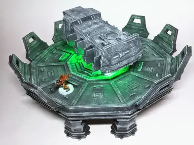 Aerospace Aegis Landing Pad 3D print model
