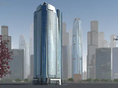 Residential Building 3D model 26