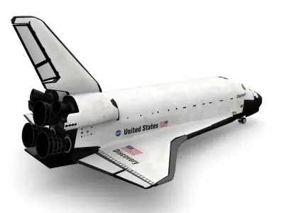 Space Shuttle Discovery 3D model purchase